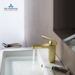 Bath Faucet Single Handle Lavatory Faucet - Brush Gold