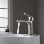 Bath Faucet Single Handle Lavatory Faucet - Brush Nickel