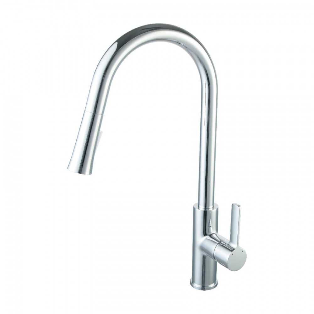 Kitchen Faucet Single Handle Pull Down Kitchen Faucet - Chrome