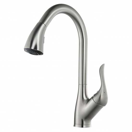 Kitchen Faucet Single Handle Pull Down Kitchen Faucet - Brush Nickel