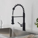 Kitchen Faucet Single Handle Pull Down Kitchen Faucet - Matte Black