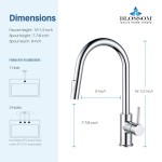 Kitchen Faucet Single Handle Pull Down Kitchen Faucet - Chrome