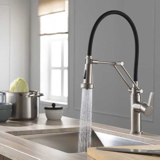 Kitchen Faucet Single Handle Pull Out Kitchen Faucet - Brush Nickel