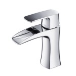 Bath Faucet Single Handle Lavatory Faucet - Chrome