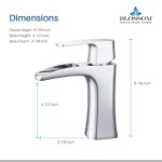 Bath Faucet Single Handle Lavatory Faucet - Chrome