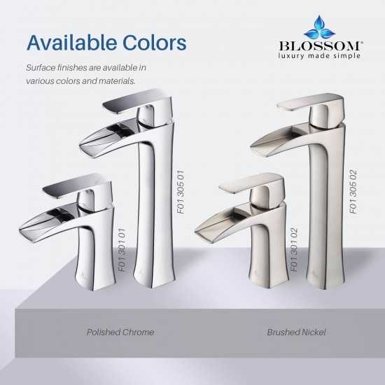 Bath Faucet Single Handle Lavatory Faucet - Chrome