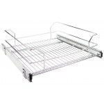 17-3/8" Polished Chrome Pullout Basket for 18" Cabinet Opening