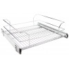 17-3/8" Polished Chrome Pullout Basket for 18" Cabinet Opening