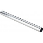 Chrome 1-1/16" Diameter x 8' Long Round Steel Closet Rod