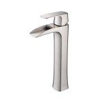 Bath Faucet Single Handle Lavatory Faucet - Brush Nickel