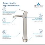 Bath Faucet Single Handle Lavatory Faucet - Brush Nickel