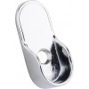 Chrome Mounting Bracket for Oval Closet Rod 32 mm Knock-in Type