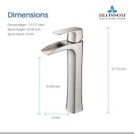 Bath Faucet Single Handle Lavatory Faucet - Brush Nickel