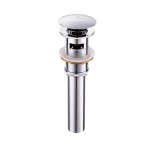 Accessory 1-1/4" Brass Pop up with Overflow -Chrome