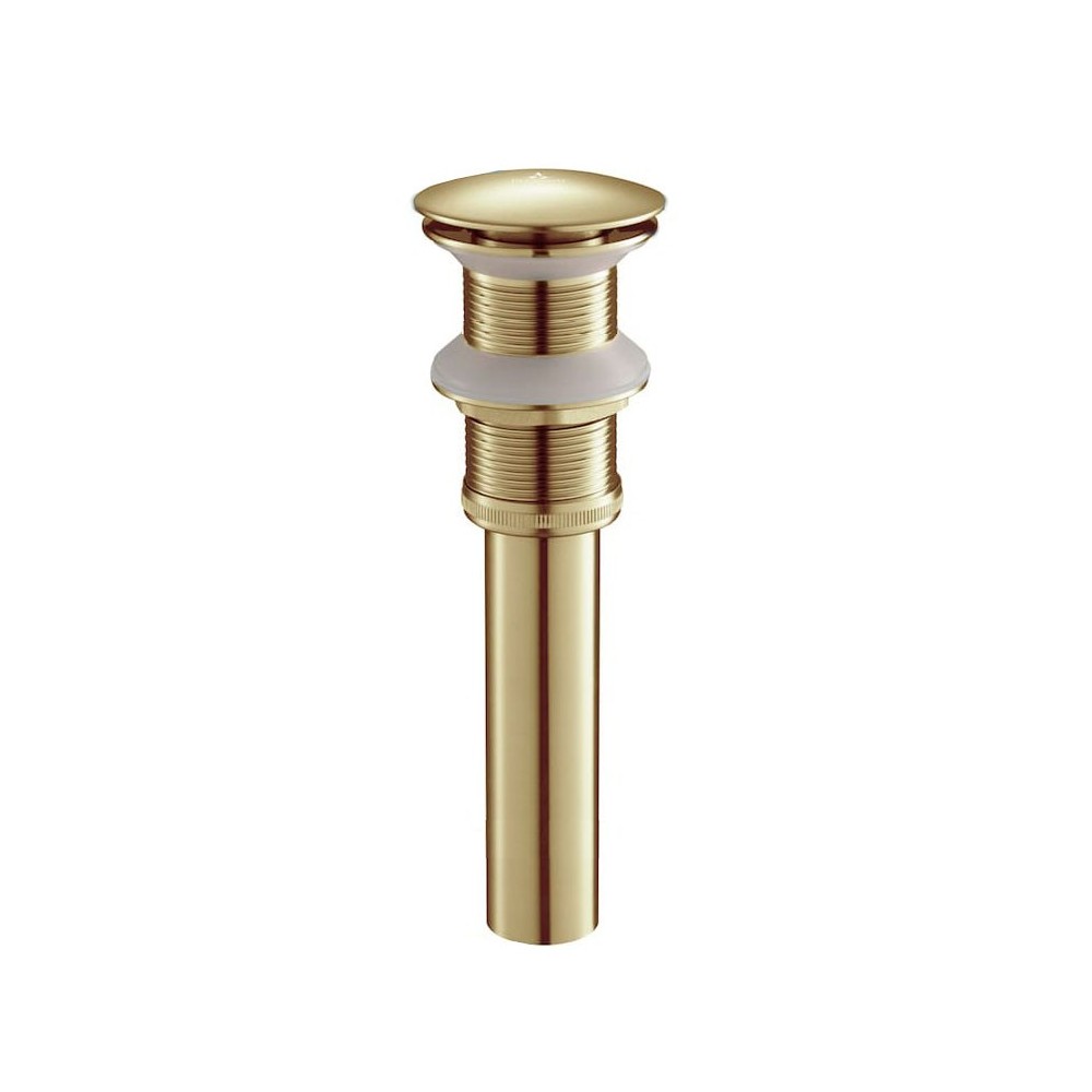 Accessory 1-1/4" Brass Pop up with NO Overflow -Brush Gold