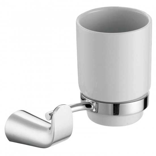 Accessory Single Cup Holder - Chrome