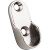 Satin Nickel Mounting Bracket for Oval Closet Rod Screw-in Type
