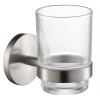 Accessory Single Cup Holder - Brush Nickel