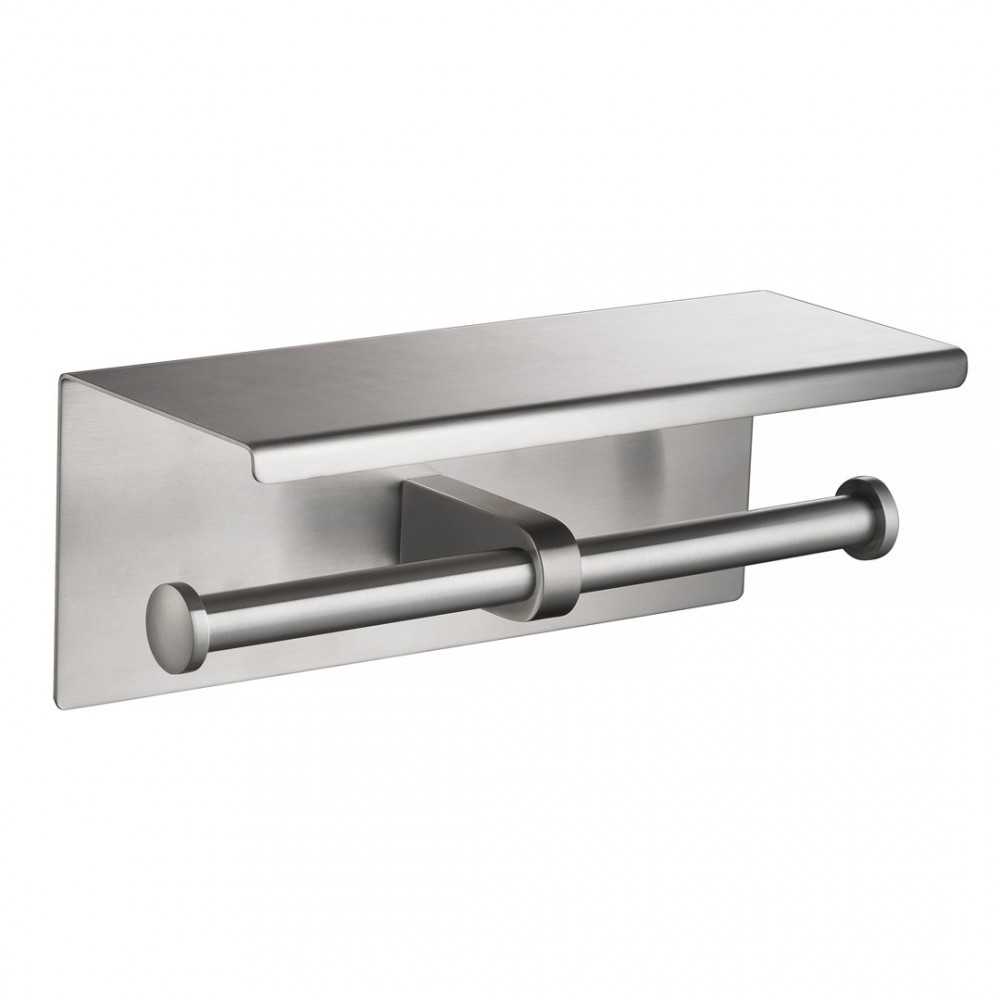 Accessory Double Tissue Holder - Brush Nickel