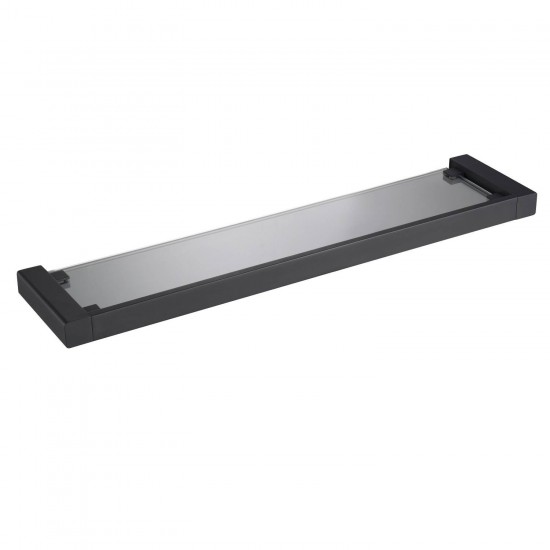 Accessory Glass Shelf - Matte Black