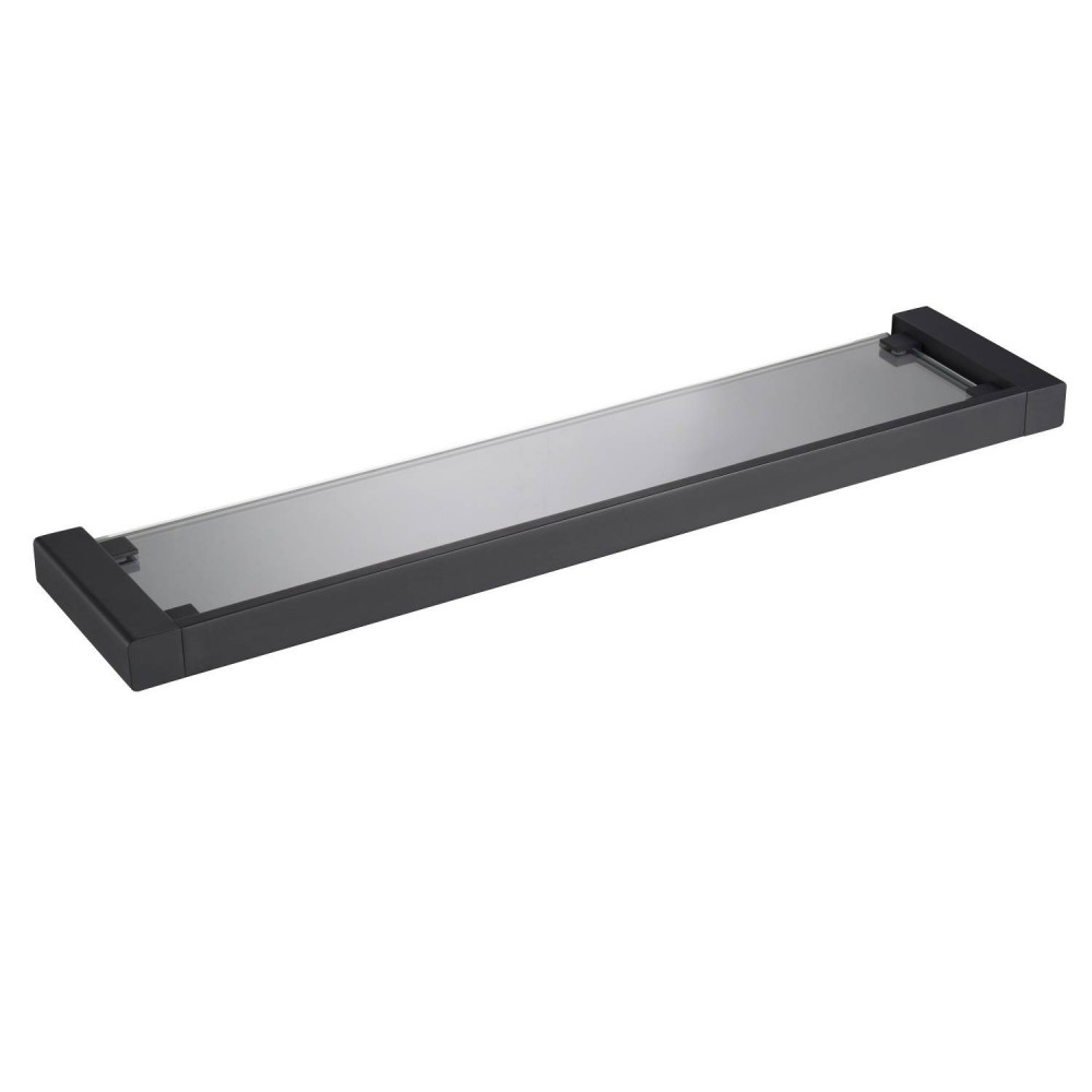 Accessory Glass Shelf - Matte Black Accessory Glass Shelf - Matte Black