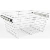 Chrome Closet Pullout Basket 14"D x 29"W x 11"H