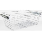 Chrome Closet Pullout Basket 16"D x 29"W x 11"H