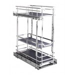 STORAGE WITH STYLE ® 8" Wire Base Pullout Polished Chrome Finish