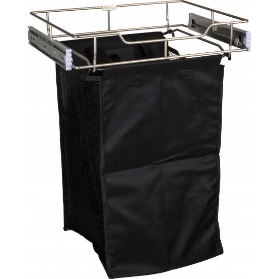 Chrome 14" Pullout Hamper