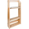 9-1/2" x 4" x 24" Adjustable Spice Rack for 15" Wall Cabinet