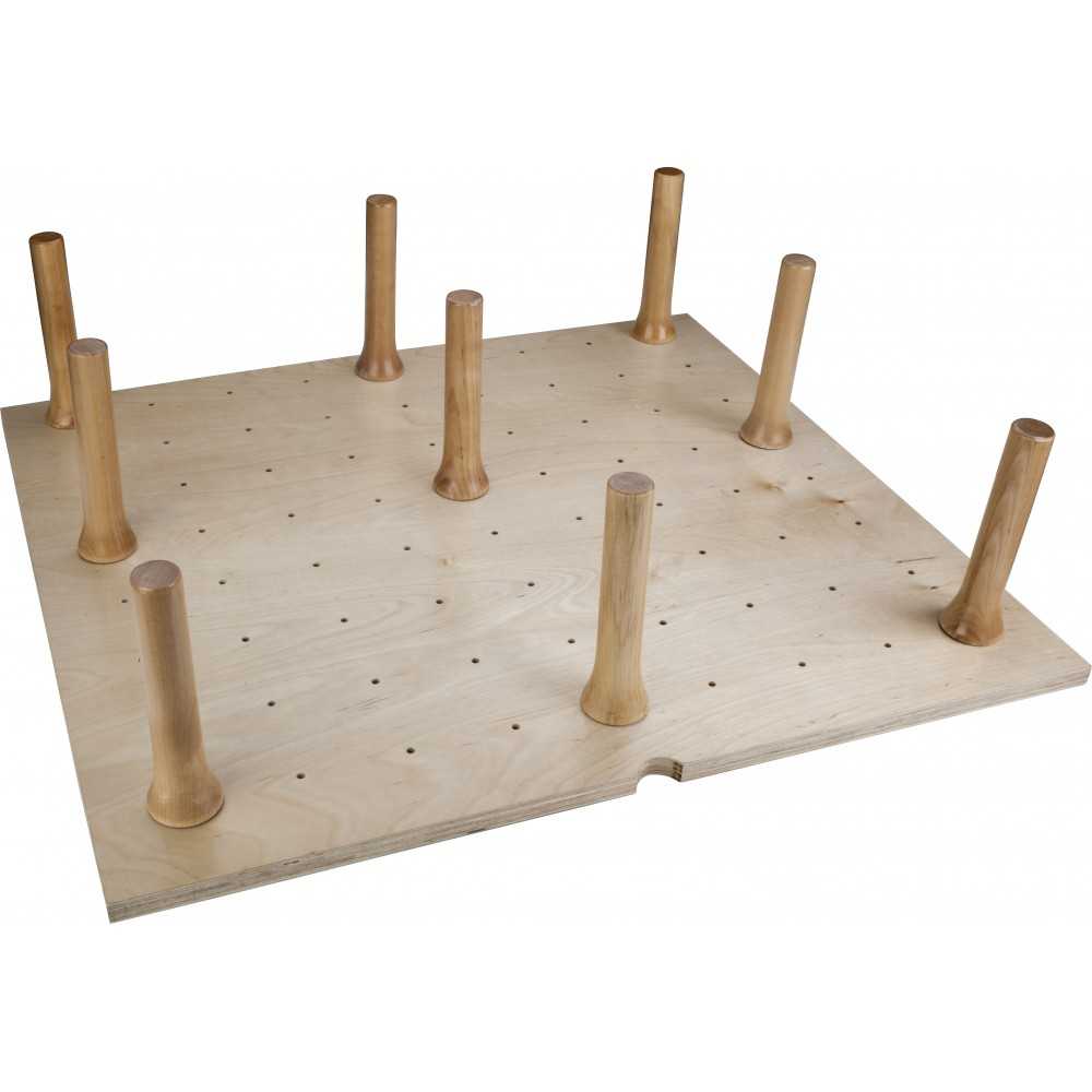 Peg Board Drawer Insert with 12 Pegs