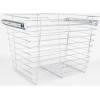 Chrome Closet Pullout Basket 14" D x 17" W x 17" H