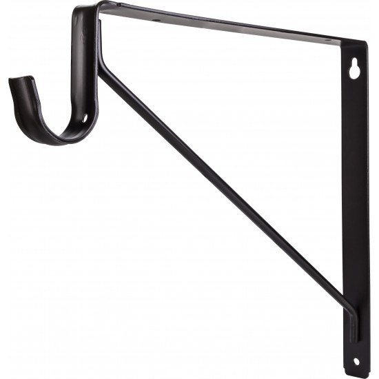Dark Bronze Shelf & Rod Support Bracket for 1516 Series Closet Rods