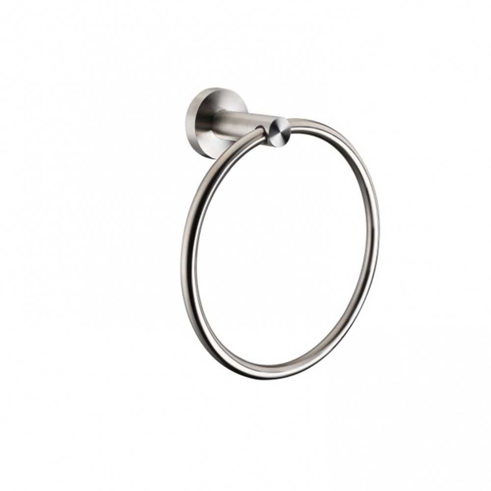 Bagno Nera Stainless Steel Towel Ring - Satin Nickel Bagno Nera Stainless Steel Towel Ring - Satin Nickel