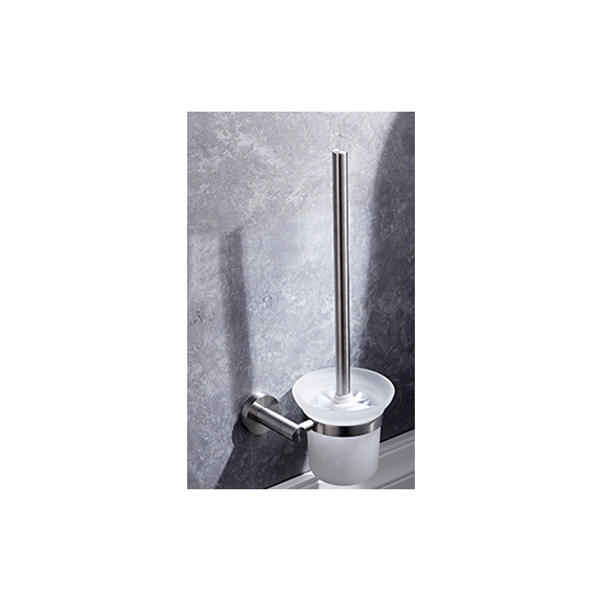 Bagno Nera Stainless Steel Toilet Brush - Satin Nickel
