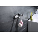 Bagno Bianca Stainless Steel Double Robe Hook - Chrome