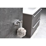 Bagno Bianca Stainless Steel Double Robe Hook - Brushed Nickel