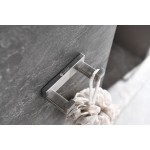 Bagno Bianca Stainless Steel Double Robe Hook - Brushed Nickel