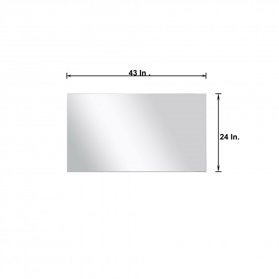 Lafarre 48" Rustic Acacia Double Vanity, White Quartz Top, Square Sink, Labaro Brushed Nickel Faucet Set, and 43" Mirror