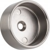 Satin Nickel Closed Closet Bracket for Round 1-5/16" Closet Rod with 5 mm Posts
