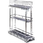 STORAGE WITH STYLE ® 5" Wire Base Pullout Polished Chrome Finish