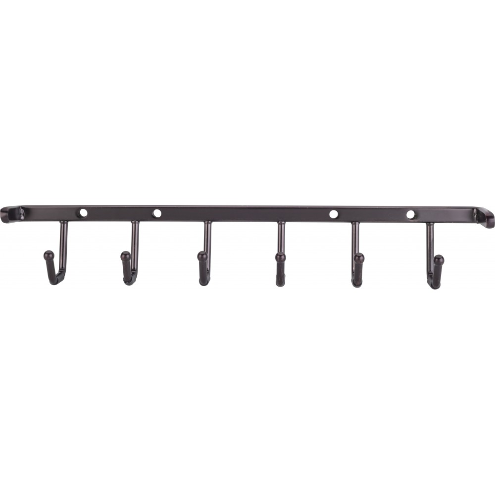 Brushed Oil Rubbed Bronze 11" Screw Mounted Belt Rack