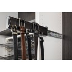 Polished Chrome 14" Belt Rack