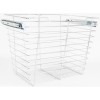 Chrome Closet Pullout Basket 16" D x 23" W x 17" H