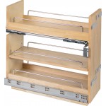 8 Inch "No Wiggle" Under Drawer Base Cabinet Pullout Built on Premium Soft-close Slides