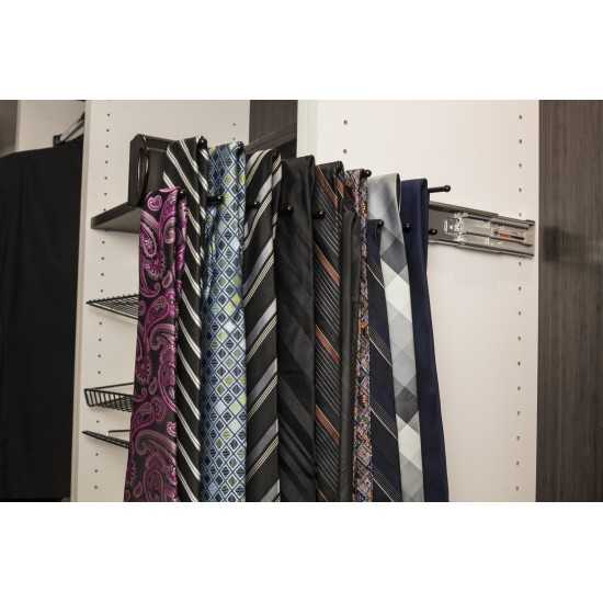 Dark Bronze 14" Tie Rack