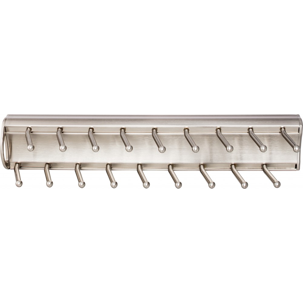 Satin Nickel 14" Tie Rack