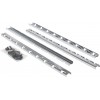 STORAGE WITH STYLE ® Polished Chrome Pilaster Kit for SWS-WB