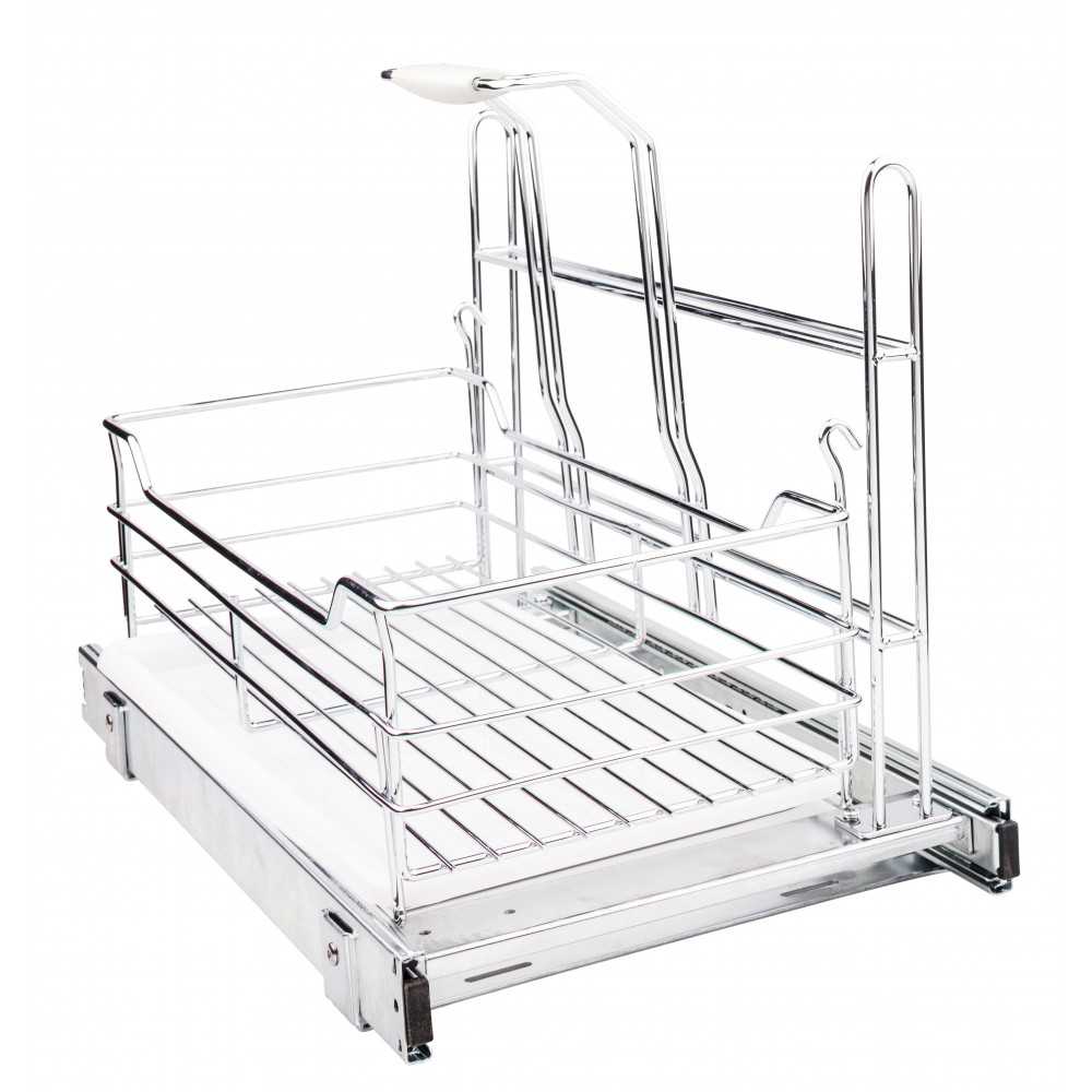 Cleaning Supply Caddy Pullout with Handle