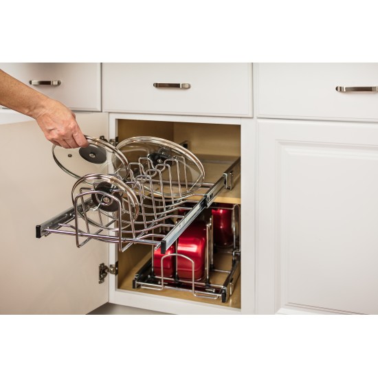 Cookware Lid Organizer Pullout